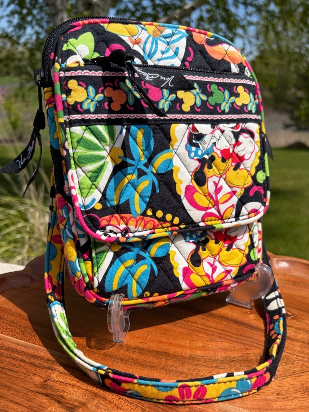 Disney Parks Vera Bradley Mini Hipster Crossbody “Midnight with Mickey” Like New